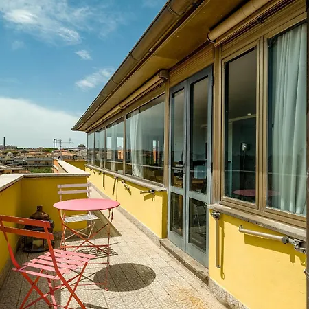 Daire Forlanini Loft Trastevere By Casa E Lode - Terrace Panoramic View, Air Conditioning, Wifi Roma