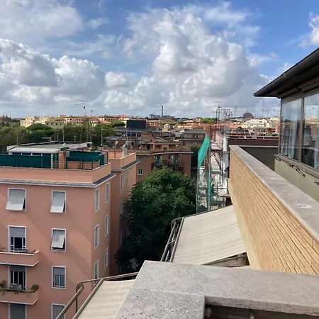 Forlanini Loft Trastevere By Casa E Lode - Terrace Panoramic View, Air Conditioning, Wifi شقة