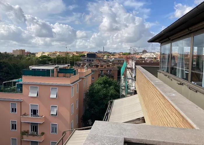 Forlanini Loft Trastevere By Casa E Lode - Terrace Panoramic View, Air Conditioning, Wifi דירה