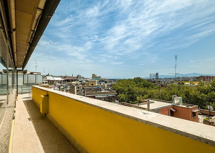 דירה Forlanini Loft Trastevere By Casa E Lode - Terrace Panoramic View, Air Conditioning, Wifi רומא
