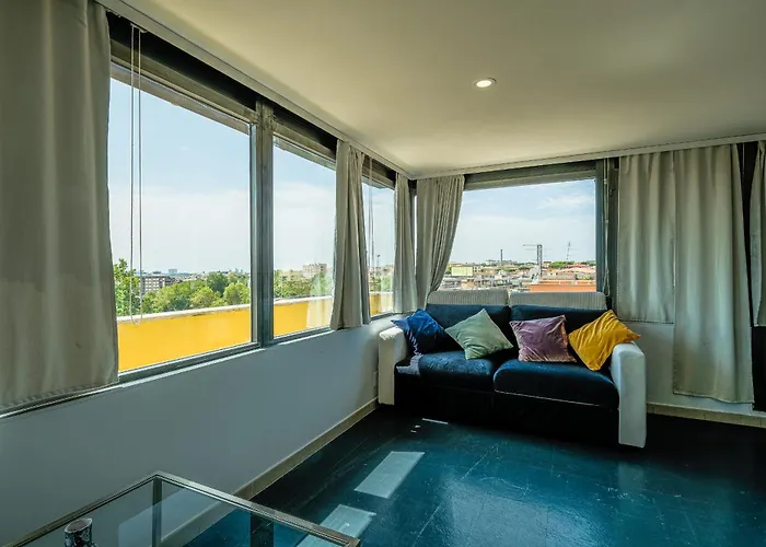 Forlanini Loft Trastevere By Casa E Lode - Terrace Panoramic View, Air Conditioning, Wifi דירה