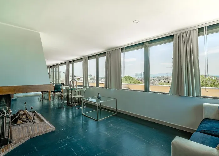 Forlanini Loft Trastevere By Casa E Lode - Terrace Panoramic View, Air Conditioning, Wifi רומא