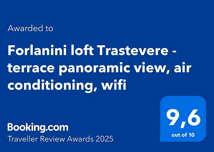 דירה Forlanini Loft Trastevere By Casa E Lode - Terrace Panoramic View, Air Conditioning, Wifi
